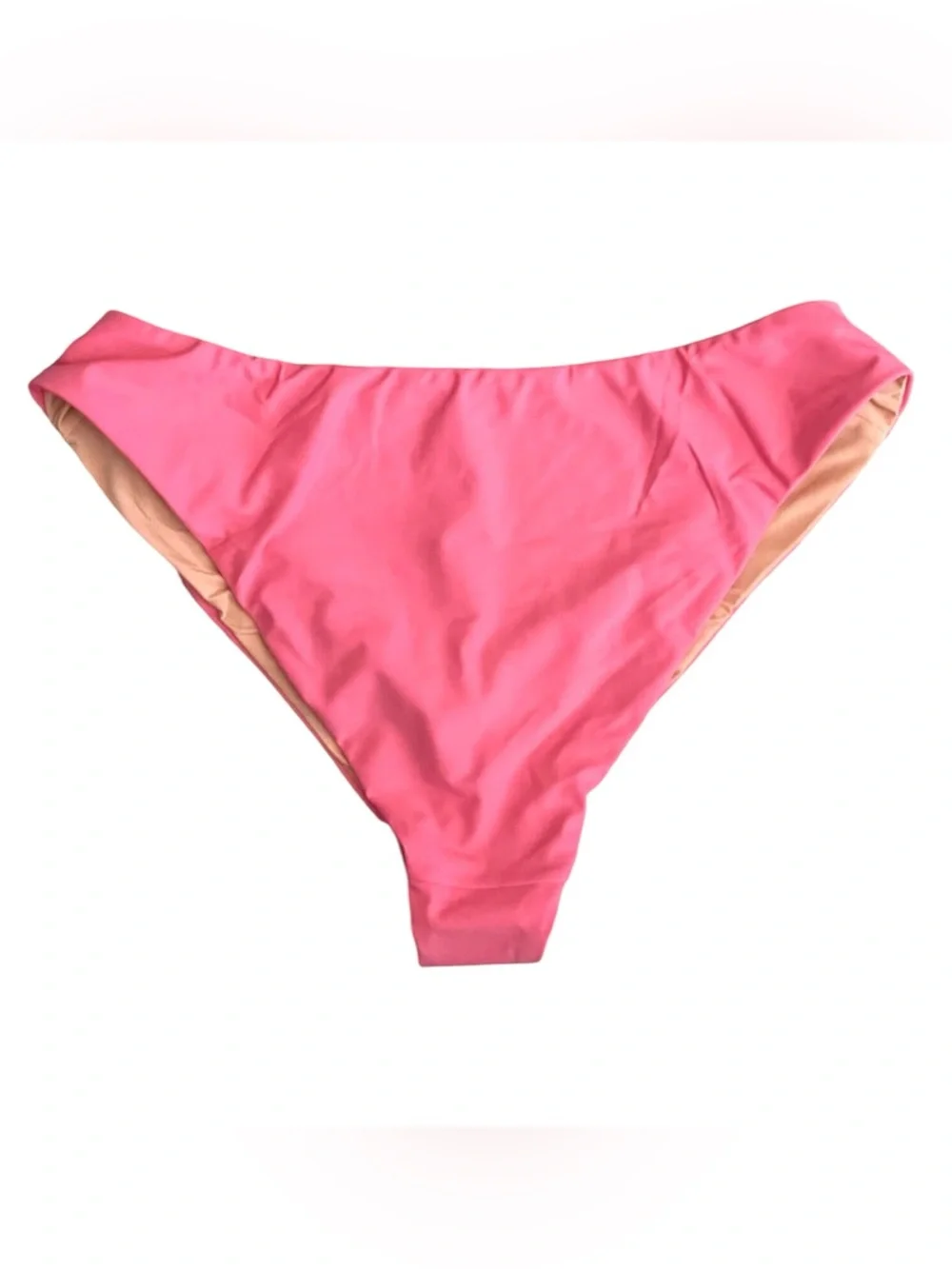 J. Crew curved waist cheeky bikini bottom sz L